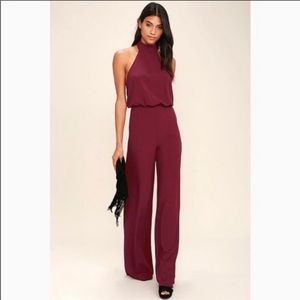 Lulu’s Moment for Life Halter Jumpsuit